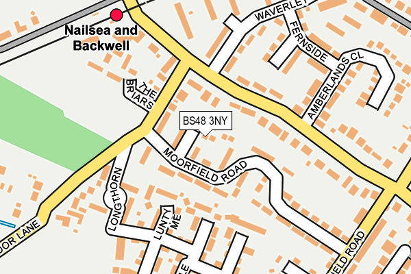 BS48 3NY map - OS OpenMap – Local (Ordnance Survey)