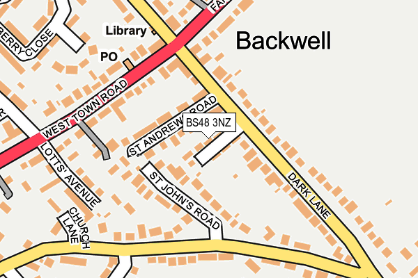 BS48 3NZ map - OS OpenMap – Local (Ordnance Survey)