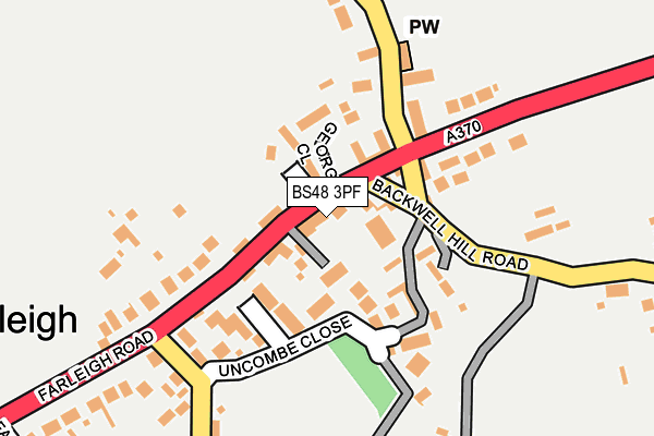 BS48 3PF map - OS OpenMap – Local (Ordnance Survey)