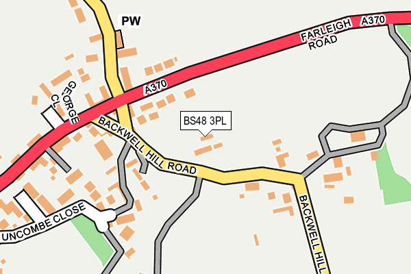 BS48 3PL map - OS OpenMap – Local (Ordnance Survey)