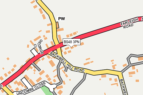 BS48 3PN map - OS OpenMap – Local (Ordnance Survey)