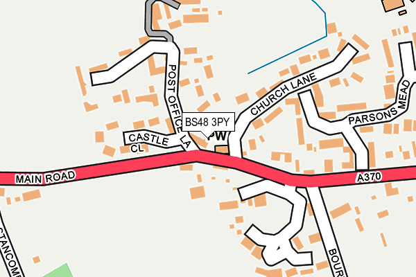 BS48 3PY map - OS OpenMap – Local (Ordnance Survey)