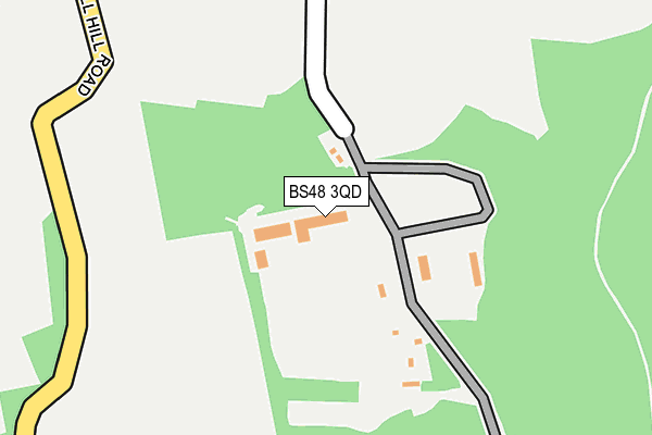 BS48 3QD map - OS OpenMap – Local (Ordnance Survey)