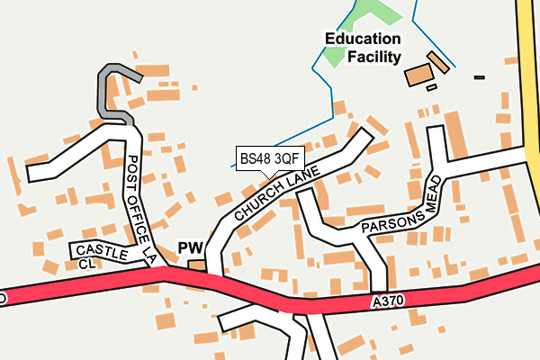 BS48 3QF map - OS OpenMap – Local (Ordnance Survey)