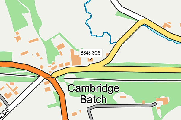 BS48 3QS map - OS OpenMap – Local (Ordnance Survey)