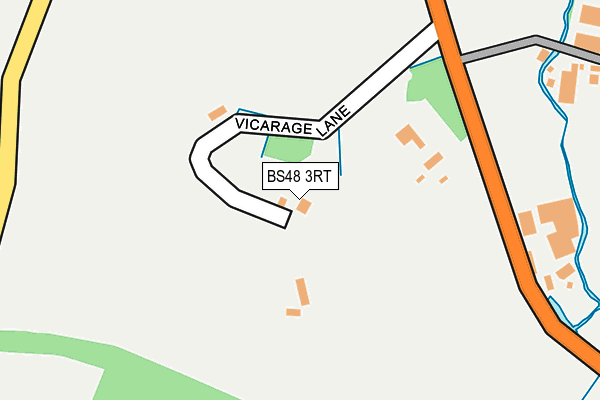 BS48 3RT map - OS OpenMap – Local (Ordnance Survey)