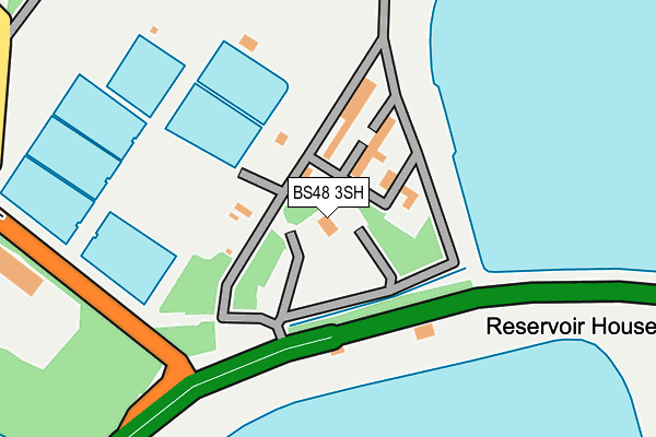 BS48 3SH map - OS OpenMap – Local (Ordnance Survey)