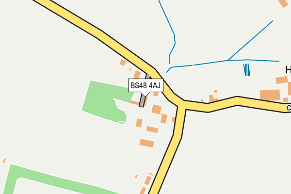 BS48 4AJ map - OS OpenMap – Local (Ordnance Survey)