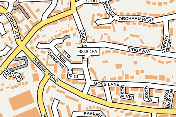 BS48 4BA map - OS OpenMap – Local (Ordnance Survey)