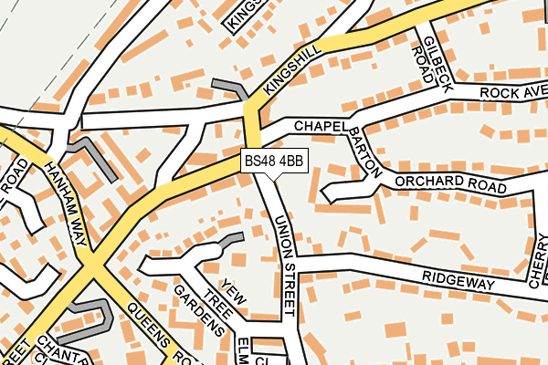 BS48 4BB map - OS OpenMap – Local (Ordnance Survey)