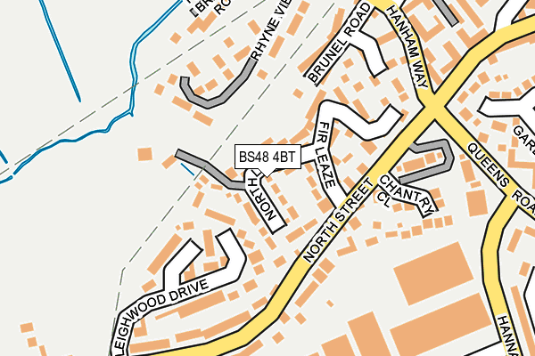 BS48 4BT map - OS OpenMap – Local (Ordnance Survey)