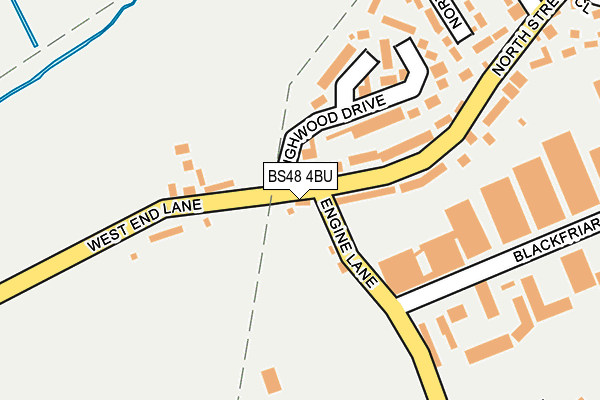 BS48 4BU map - OS OpenMap – Local (Ordnance Survey)