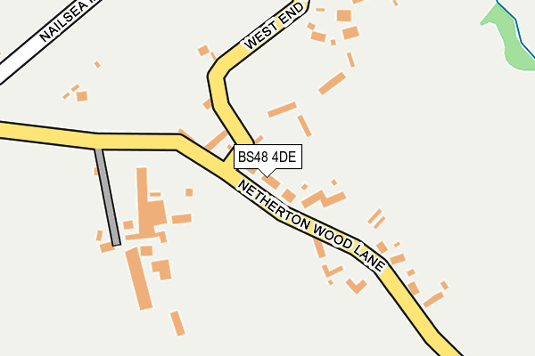 BS48 4DE map - OS OpenMap – Local (Ordnance Survey)