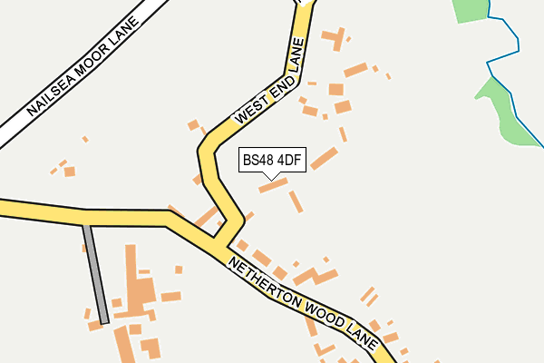 BS48 4DF map - OS OpenMap – Local (Ordnance Survey)