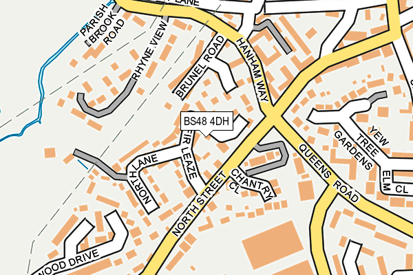 BS48 4DH map - OS OpenMap – Local (Ordnance Survey)