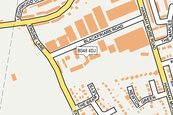 BS48 4DJ map - OS OpenMap – Local (Ordnance Survey)