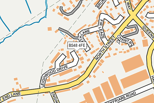 BS48 4FE map - OS OpenMap – Local (Ordnance Survey)