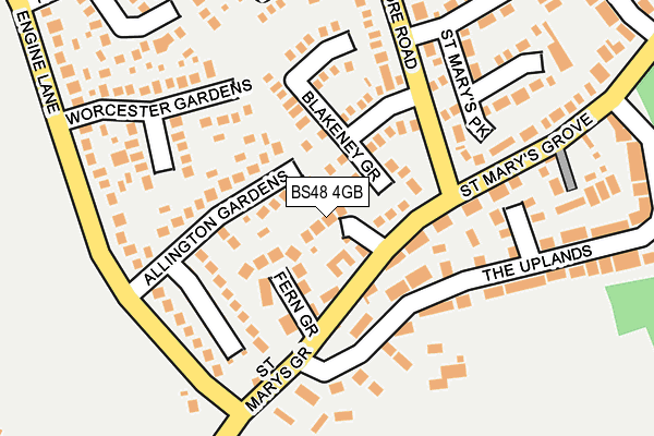 BS48 4GB map - OS OpenMap – Local (Ordnance Survey)