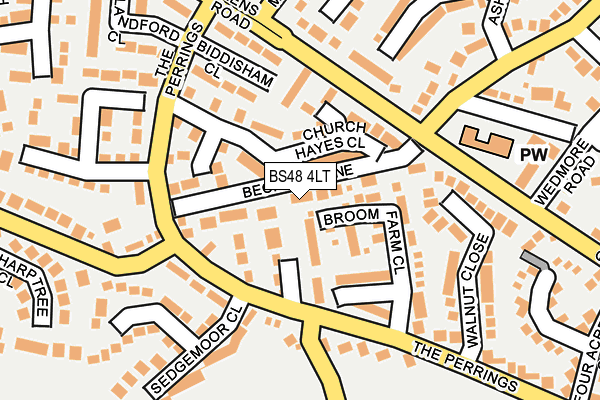 BS48 4LT map - OS OpenMap – Local (Ordnance Survey)