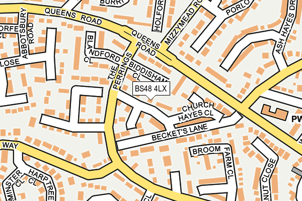BS48 4LX map - OS OpenMap – Local (Ordnance Survey)