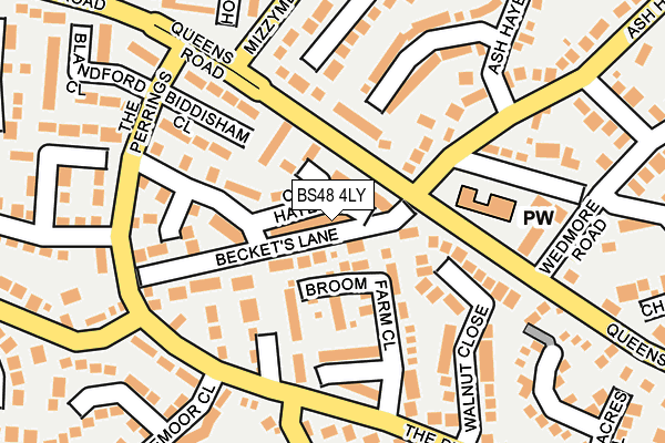 Map of BRISTOL ACCOUNTING LTD at local scale