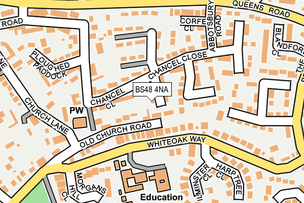BS48 4NA map - OS OpenMap – Local (Ordnance Survey)