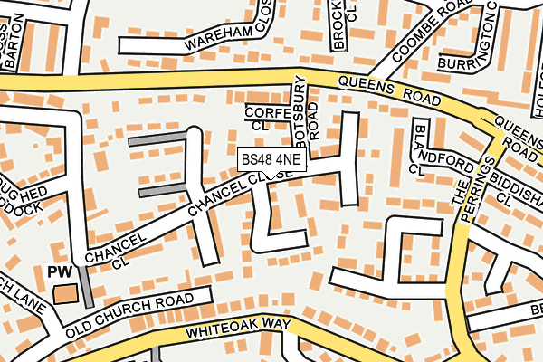 BS48 4NE map - OS OpenMap – Local (Ordnance Survey)
