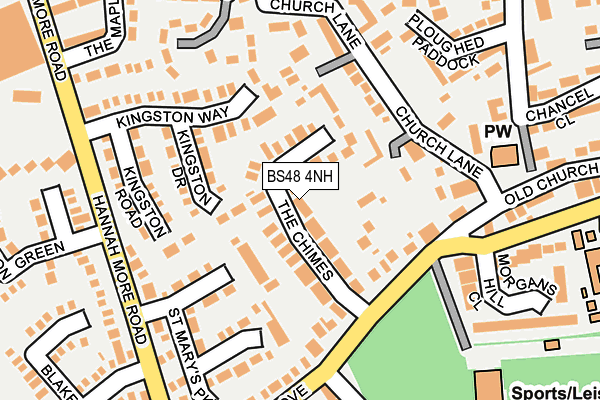 BS48 4NH map - OS OpenMap – Local (Ordnance Survey)
