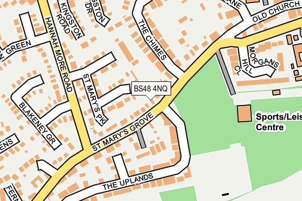 BS48 4NQ map - OS OpenMap – Local (Ordnance Survey)