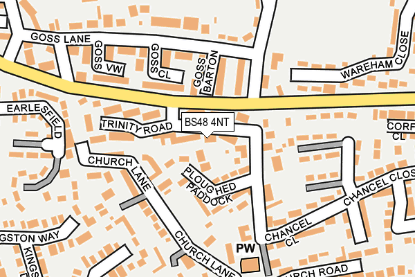 BS48 4NT map - OS OpenMap – Local (Ordnance Survey)