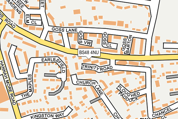 BS48 4NU map - OS OpenMap – Local (Ordnance Survey)