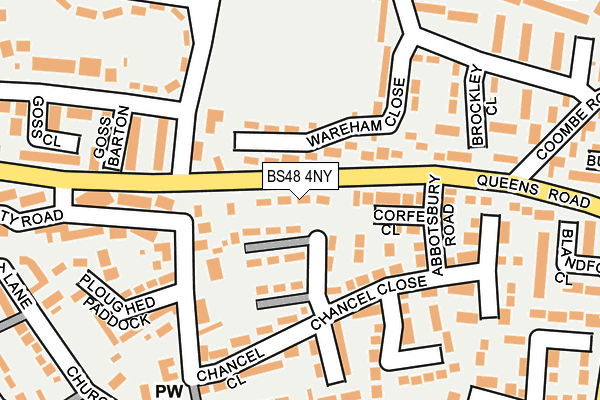 BS48 4NY map - OS OpenMap – Local (Ordnance Survey)