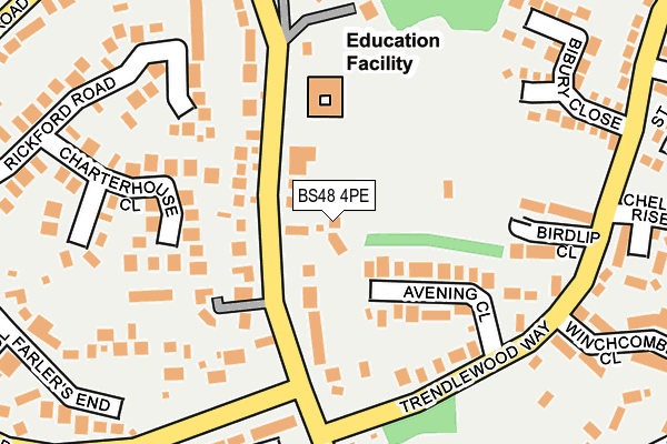 BS48 4PE map - OS OpenMap – Local (Ordnance Survey)
