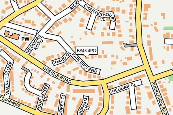 BS48 4PG map - OS OpenMap – Local (Ordnance Survey)