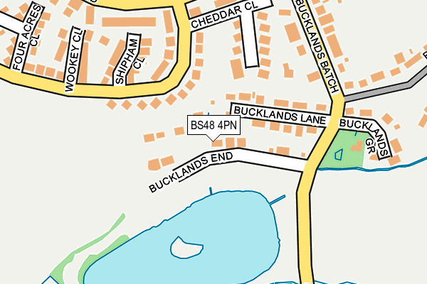 BS48 4PN map - OS OpenMap – Local (Ordnance Survey)