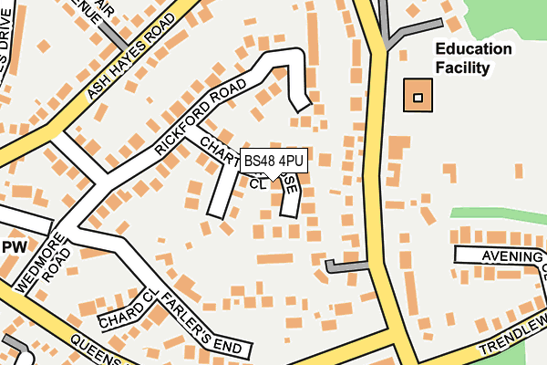 BS48 4PU map - OS OpenMap – Local (Ordnance Survey)