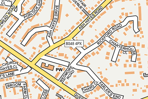 BS48 4PX map - OS OpenMap – Local (Ordnance Survey)