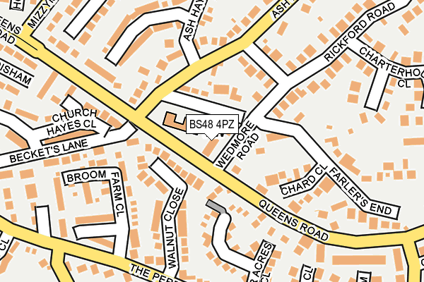 BS48 4PZ map - OS OpenMap – Local (Ordnance Survey)
