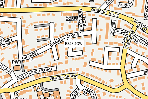 BS48 4QW map - OS OpenMap – Local (Ordnance Survey)