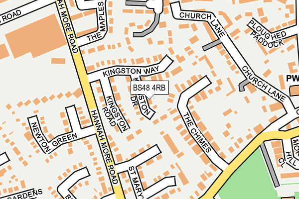 BS48 4RB map - OS OpenMap – Local (Ordnance Survey)