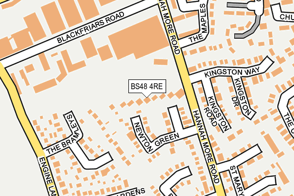 BS48 4RE map - OS OpenMap – Local (Ordnance Survey)
