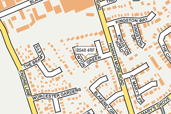 BS48 4RF map - OS OpenMap – Local (Ordnance Survey)