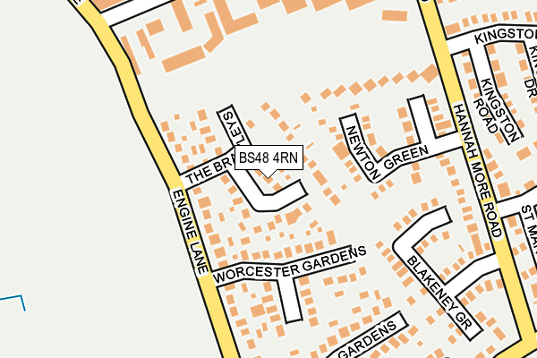 BS48 4RN map - OS OpenMap – Local (Ordnance Survey)