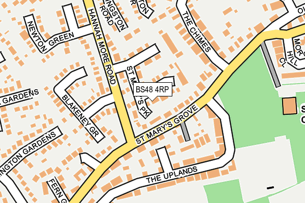 BS48 4RP map - OS OpenMap – Local (Ordnance Survey)
