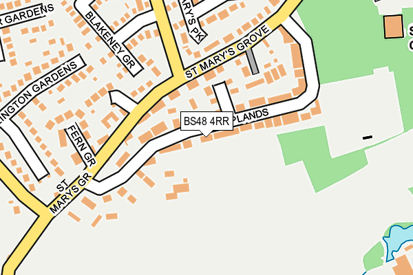 BS48 4RR map - OS OpenMap – Local (Ordnance Survey)