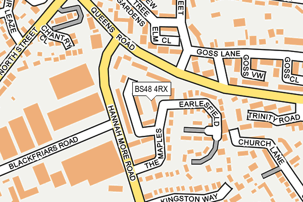 BS48 4RX map - OS OpenMap – Local (Ordnance Survey)