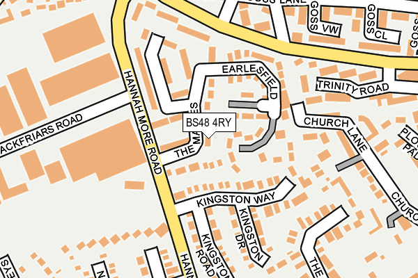 BS48 4RY map - OS OpenMap – Local (Ordnance Survey)