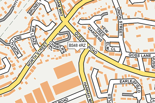 BS48 4RZ map - OS OpenMap – Local (Ordnance Survey)