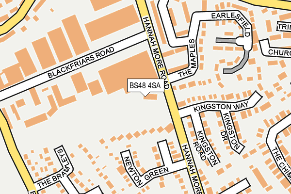 BS48 4SA map - OS OpenMap – Local (Ordnance Survey)