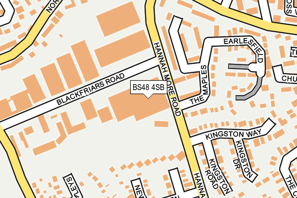 BS48 4SB map - OS OpenMap – Local (Ordnance Survey)